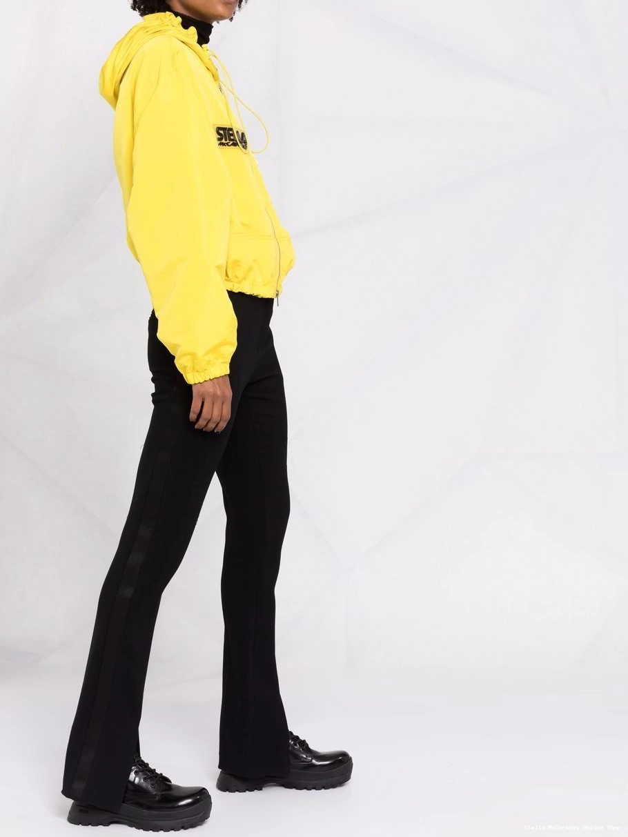 Cheap hooded logo-patch jacket McCartney Women Stella 0403